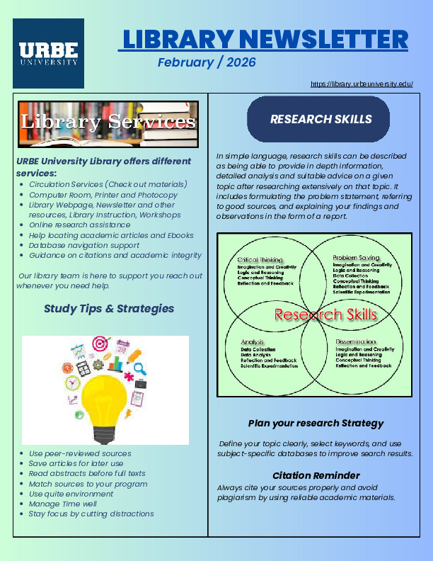 Newsletter February 2026