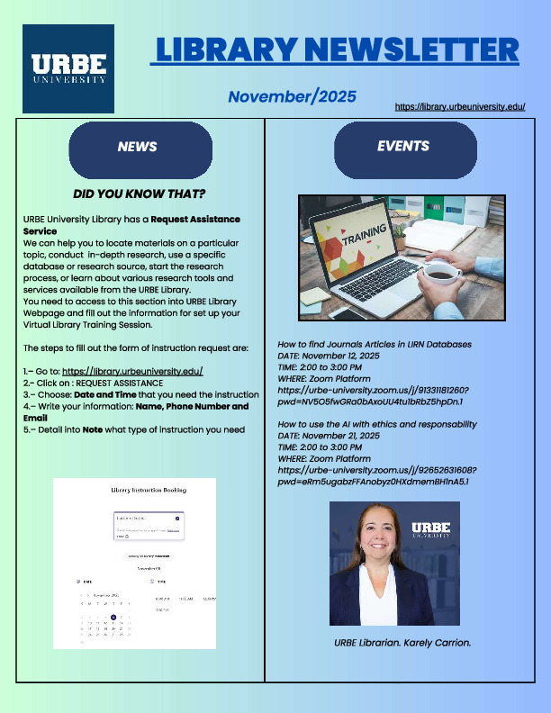 Newsletter November 2025