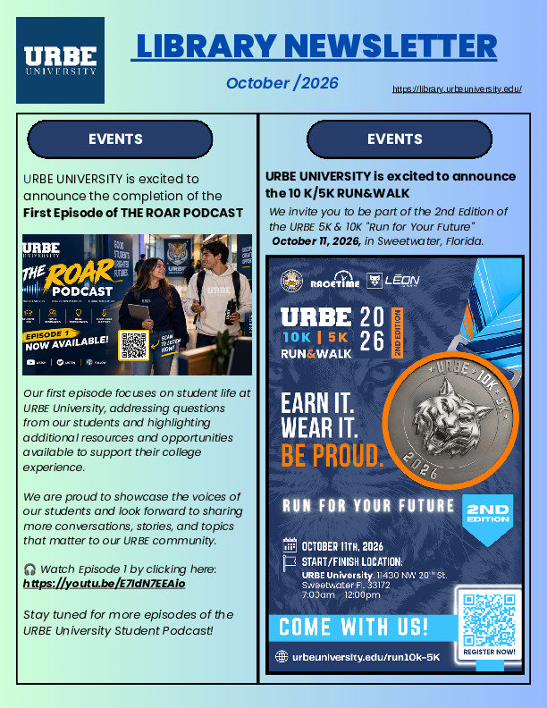 Library Newsletter October 2026