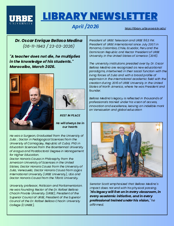 Library Newsletter April 2026