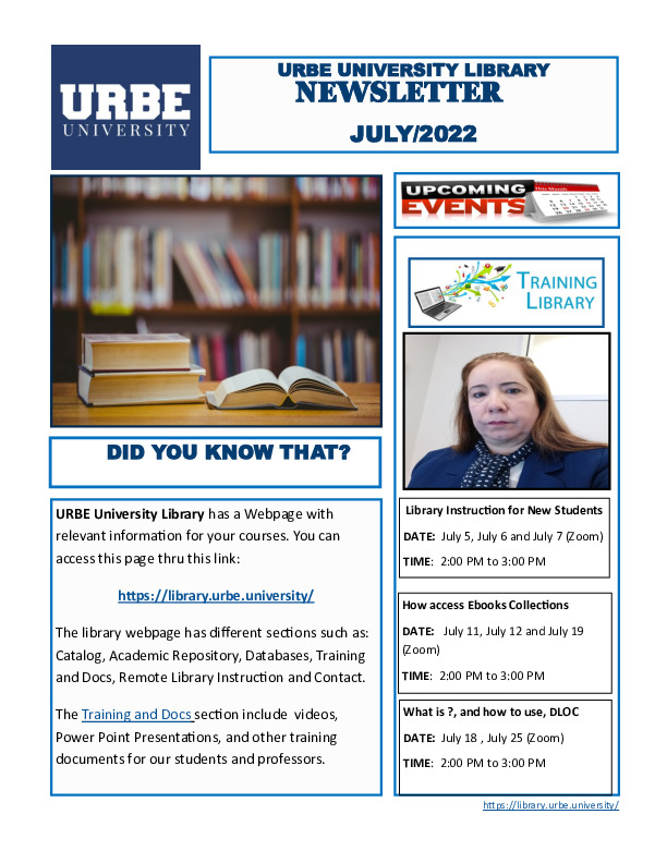 Newsletter July 2022